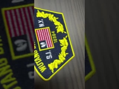 Baju Baju Polyester Patch Trims Aksesoris Tahan Air Mata