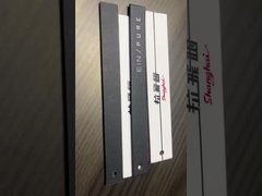 Snap Lock Style Clear Plastik Pakaian Gantung Tag untuk Pakaian Label