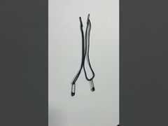 Label yang tahan lama dan label dengan Flexible Nylon Tag Fasteners Lebar 0,2 Inch