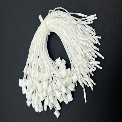 Pakaian Putih Polyester Keamanan Loop Plastik Tag Fastener Universal