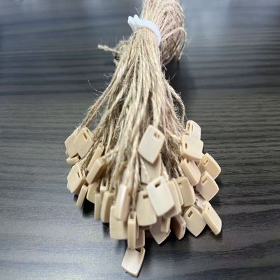 Kain Silikon Plastik Kunci Tag Pengikat Loop Pin Pribadi