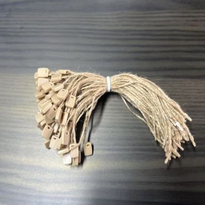 Kain Silikon Plastik Kunci Tag Pengikat Loop Pin Pribadi