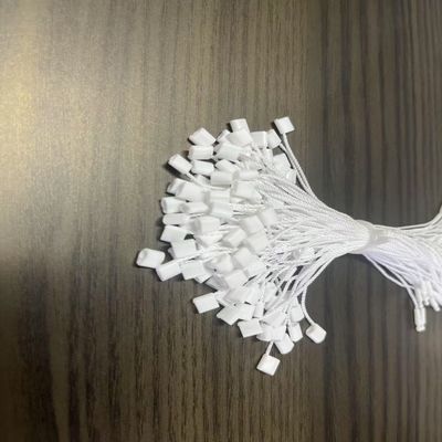Pakaian Putih Polyester Keamanan Loop Plastik Tag Fastener Universal