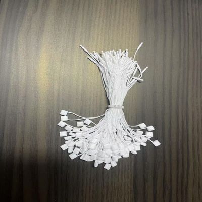 Pakaian Putih Polyester Keamanan Loop Plastik Tag Fastener Universal
