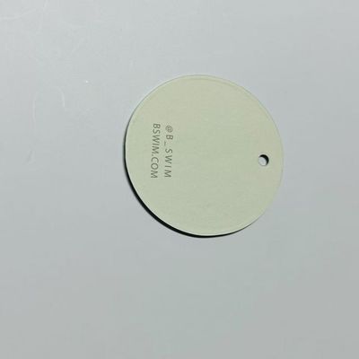 Bulk Round Garment Swing Tags Label Custom Tag Untuk Pakaian