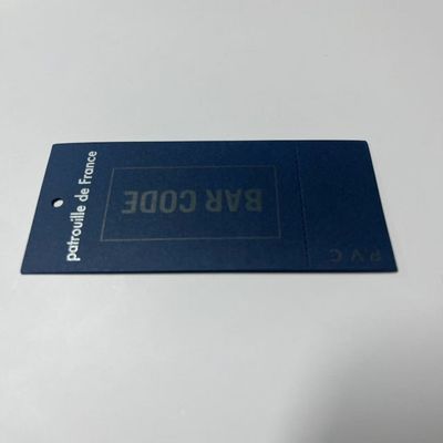 Custom Made Apparel Pakaian Hang Tag Aksesoris Die Cut Printing 300gsm