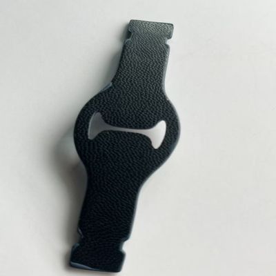 Jeans Hitam Label Lapisan Kulit Aksesoris Untuk Tas Tangan Barang buatan tangan