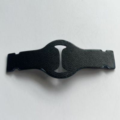 Jeans Hitam Label Lapisan Kulit Aksesoris Untuk Tas Tangan Barang buatan tangan