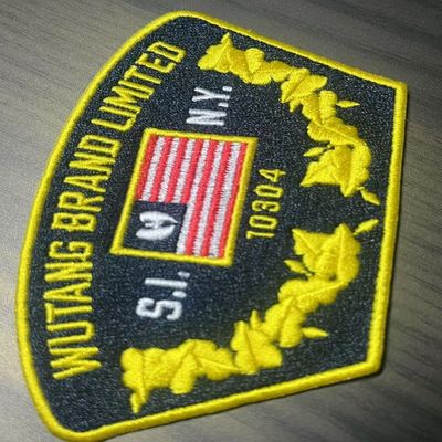 Baju Baju Polyester Patch Trims Aksesoris Tahan Air Mata