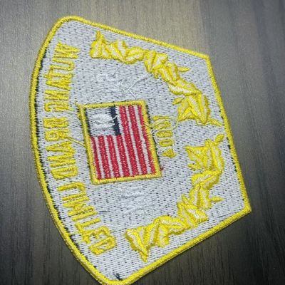 Baju Baju Polyester Patch Trims Aksesoris Tahan Air Mata