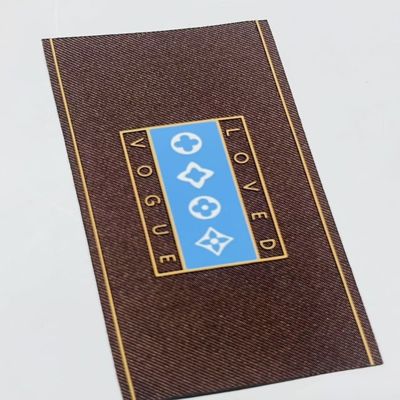 Pakaian Kain Pakaian Label Logo Tag Desain Custom Untuk Kerajinan