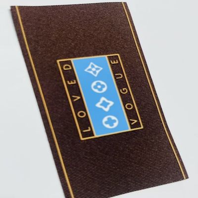 Pakaian Kain Pakaian Label Logo Tag Desain Custom Untuk Kerajinan