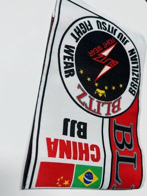 Custom Sewing On Woven Clothing Label Tag Maker Untuk Kain