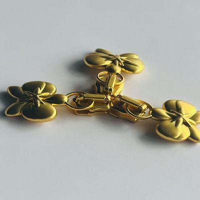 Zinc Alloy Handbag Making Supplies Hardware Gold Metal Baggage Racks