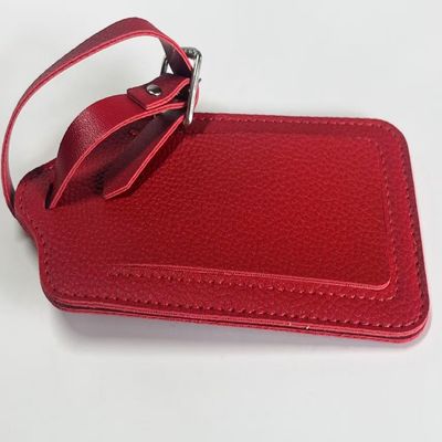 Tas Tas Merah Membuat Aksesoris Kulit Gantung Tag Pribadi