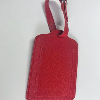 Tas Tas Merah Membuat Aksesoris Kulit Gantung Tag Pribadi
