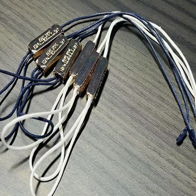 Pelabelan Komersial Nylon Hang Tag Fasteners Loop Odm