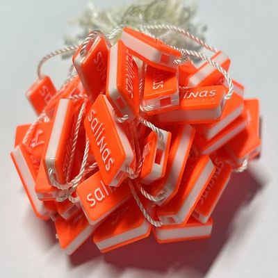 Fleksibel Nylon Tag Fasteners tahan panas untuk toko ritel