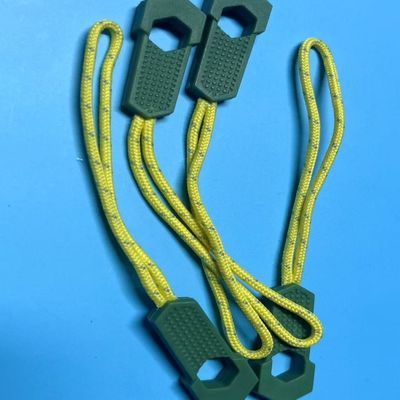 500Pcs Plastik Silikon Jumper Zipper Helper Nylon Zipper Puller Untuk Pakaian Pakaian