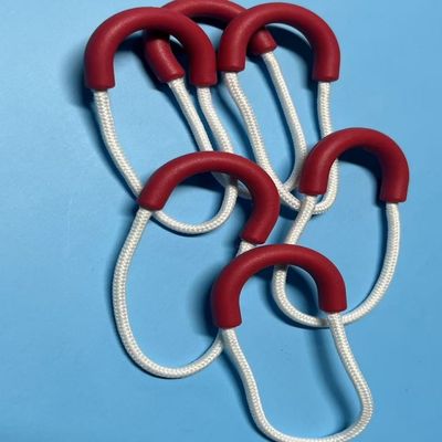 Bulat digunakan kembali Plastik Cord Zipper Puller Slider Loop tahan cuaca