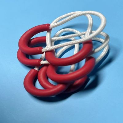 Bulat digunakan kembali Plastik Cord Zipper Puller Slider Loop tahan cuaca
