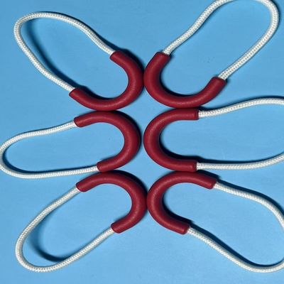 Bulat digunakan kembali Plastik Cord Zipper Puller Slider Loop tahan cuaca