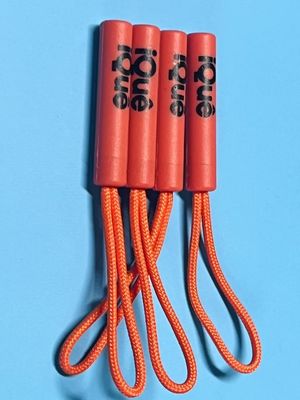 Waterproof Oranyeu Plastik Swing Cord Zipper Puller Untuk Pakaian Jumpsuit