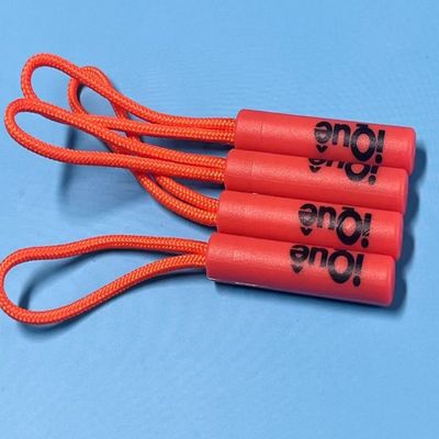 Waterproof Oranyeu Plastik Swing Cord Zipper Puller Untuk Pakaian Jumpsuit