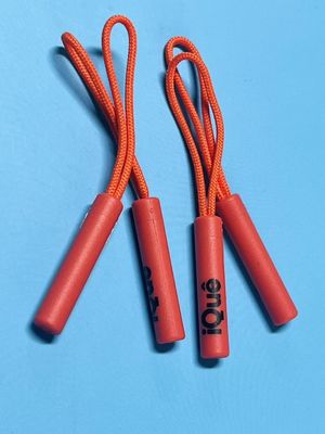 Waterproof Oranyeu Plastik Swing Cord Zipper Puller Untuk Pakaian Jumpsuit