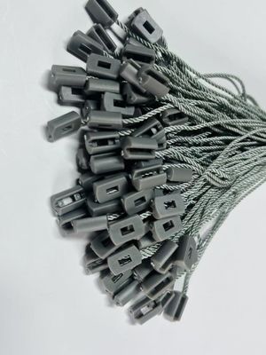 Gray POM Plastic Nylon Tag Fasteners Attacher Untuk Hang Tag