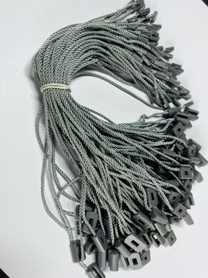 Gray POM Plastic Nylon Tag Fasteners Attacher Untuk Hang Tag