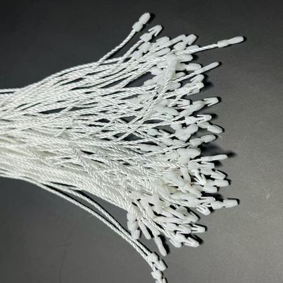 Catatan Plastik Kunci Square Berkelanjutan Segel String Fastener CMYK Untuk Pakaian