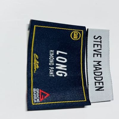 Ultrasonik Potong Bordir Kain Pakaian Label Pakaian Tag Custom