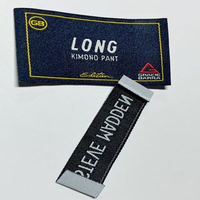Ultrasonik Potong Bordir Kain Pakaian Label Pakaian Tag Custom