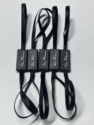 Gelas kapas Hitam Hang Tag String Thread Untuk Produk Tekstil