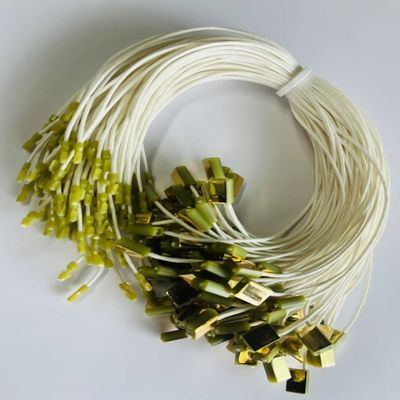 Bohemian Style Hang Plastik Pakaian Tag Fastener Untuk Toko Odm