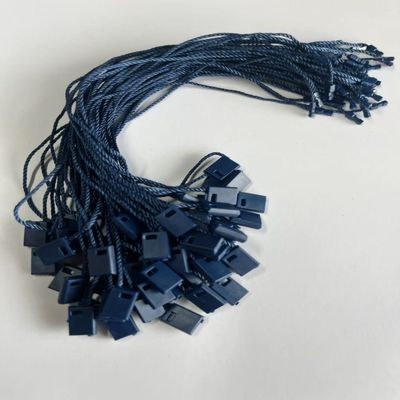 Ringan Keamanan Loop Plastik Tag Fastener Untuk Toko Ritel Biru Hitam