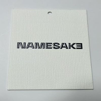 Tulis Pakaian Pakaian Gantung Tag 280gsm Bristol Board Untuk Ritel