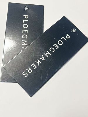 Custom Cardstock Swing Aksesoris Gantung Tag Untuk Pakaian 500 Paket