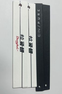 Snap Lock Style Clear Plastic Clothing Hang Tag for Clothing Labelin