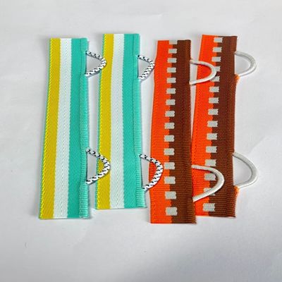 Customized Woven Clothing Labels Craft Ultrasonic Cut With End Fold Packing Details 500-1000pcs/bag Or Per Box