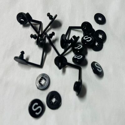 Supermarkets Compatible With EAS Systems Clothing Label Tags Durable Security Solutions For Retail Inventory Management