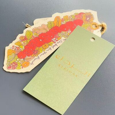 Plastic Clothing Hang Tag Clear Design Fits Most Standard Tags Great for Apparel Identification and Retail Merchandising