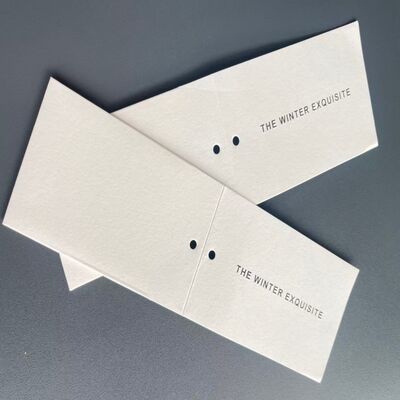 Round Plastic Clothing Hang Tag Fits Most Standard Tags Durable Label for Garments Apparel and Retail Branding Solutions
