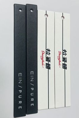 Snap Lock Style Clear Plastik Pakaian Gantung Tag untuk Pakaian Label