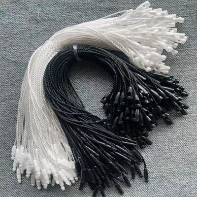 Fleksibel Nylon Tag Fasteners 4 Inch Panjang tahan lama Strong Fastening Solusi Cocok untuk Label Garment dan Industri