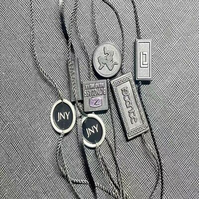 Tag Gantung Pakaian Fleksibel Hitam Cocok untuk Label Pakaian Identifikasi Pakaian dan Kustomisasi Produk Tekstil
