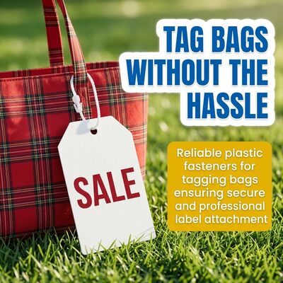 Fleksibel Nylon Tag Fasteners tahan panas untuk toko ritel