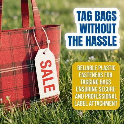 Label Pakaian Gantung Nylon Tag Fasteners String Tahan Cuaca