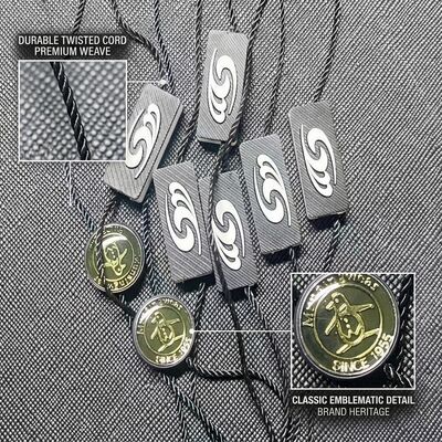 7 Inci Hitam Gantung Tag String 0.1 Ounce Ringan Gantung Tag Cocok untuk Produk Pakaian Tag dan Retail Display
